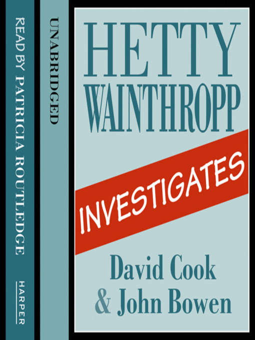 Title details for Investigates by David Cook - Available